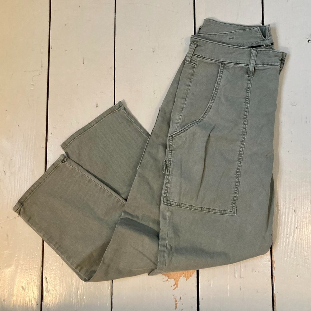 Hudson utility pant in olive green / khaki